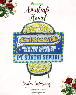 Papan Bunga Duka di Sulabesi Timur
